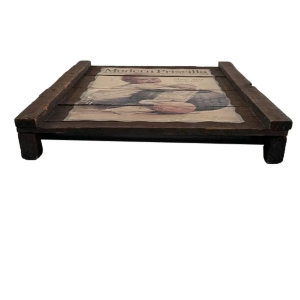 1922 Modern Priscilla Magazine Wooden Wall Art